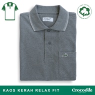 Crocodile COLE - Kaos Kerah Pria Men Polo Original Relax fit - Katun
