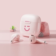 Miniso Tai Nghe Bluetooth TWS M06 BT5.3 Tai Nghe Không Dây Mini Chất Lượng Thương Hiệu Tai Nghe Blue
