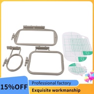 3PCS Embroidery Hoop Frame Set for Brother PE-500 PE-400D HE-240 LB-6700 Innov-Is 955 950D 500D,3In1-A Sewing Machine