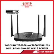 TOTOLINK X6000R-AX3000 WIRELESS DUAL BAND GIGABIT WIFI 6 ROUTER RTTLWDBGX6000R