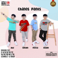 Size MLXL (est. 10-12 yrs) LITTLE HERO chino trousers for boys