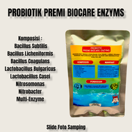 probiotik bioflok bakteri premi biocare Enzym penjernih air 100gr / probiotik ikan & udang / bakteri