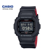 CASIO G-SHOCK BLACK &amp; RED SERIES DW-5600UHR Men's Digital Watch Resin Band