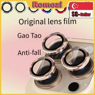 SG Seller| For iPhone 14 15 16 Pro Max Plus Lens Protector Ring Style | CD Pattern | 9H Diamond Glas