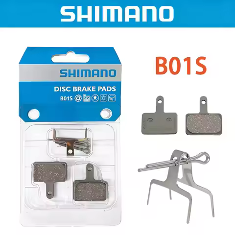 Shimano B01S Resin Brake Pads for Deore M395 M475 M525 M486 M446 T675 MTB Disc Brake, Cycling Replac
