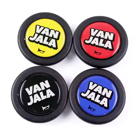 VANJALA JDM Styling Car Horn Button fit for MOMO OMP NRG VERTEX SPARCO Steering Wheels