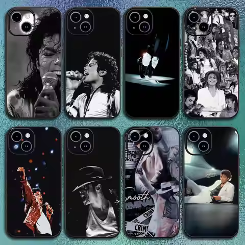 Singer M-Michael J-Jackson Phone Case For iPhone 17 16 15 11 12 14 13 Pro Max Mini X XR 7 Plus 17E A