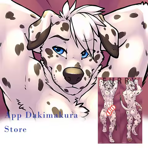 Futa Furry Mammal Dakimakura Anime Double sided Print Life size Body Pillow Case Cover Pillowcase
