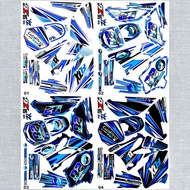 Decal Sticker Striping Fullbody Variation Yamaha YZ 85 Old / YZ 85 Old -4