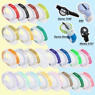 Compatible Dymo Embossing Tape 3D Effect / Motex E101 Refill Label Tape 9mm x 3m for  Dymo Organizer