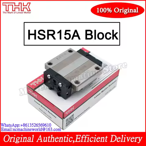 100% Original THK HSR15A Block HSR15A1UU HSR15A1SSC1(GK) Block Linear Guideway HSR15 Carriage