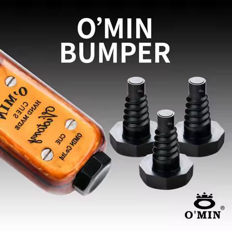 OMIN Cue Snooker Butt Protectors 3 Pcs/lot Black Snooker Cue Stick Protector Durable Handmade Combin