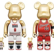 [現貨]全新未開封 BE@RBRICK Michael Jordan 100％ & 400％