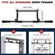 Door Frame Pullup Bar Upper Body Fitness Workout Bar Pull Up Bar Hangable Bar for Home Gym Effective