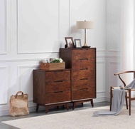 維斯格林北歐日式現代實木三層櫃三斗櫃收納(換季良品洽小編)