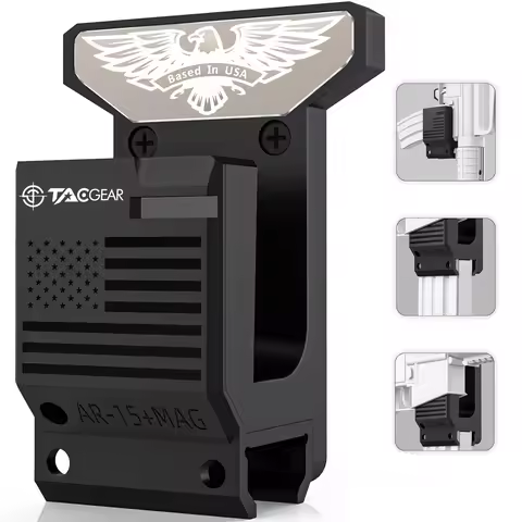 Ar15 Wall Mount Gun Rack Quick Defense Horizontally Vertically Mounted Hoder for .223 5.56 Rifle and