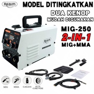 REAIM Mesin Las Inverter MIG-250 IGBT 450 Watt / Mesin las / Mesin trafo las / Welding Machine / Las