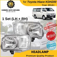 (1@pc) Front Headlamp Toyota Hiace KDH200 2014-2021