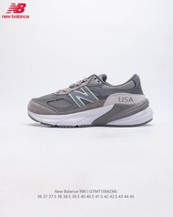 นิวบาลานซ์ New Balance NB990 V3 Premium Sneakers Iconic Comfort And Vintage Elegance NB รองเท้าวิ่ง 