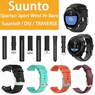 Suunto Spartan Sport Wrist Hr Baro/Suunto9/D5i/Traverse Silicone Strap Replacement Leather Strap