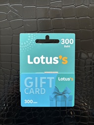 บัตรกำนัลโลตัส TESCO Lotus Gift Voucher มูลค่า 100 บาท 300 บาท และ 500 บาท EARTH SHOP