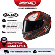 HJC RPHA 11 Miles Morales Full Face Helmet Motor Visor Topi Keledar Keselamatan Full Face Original Superbike SIRIM