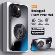 For Oneplus 15 Case New Fashion AG Frosted Stand Hard Case Anti-drop Cover For Oneplus15 Anti-scratc