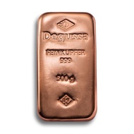 German Degussa Feinkupfer 500g .999 Fine Cu Copper Cast Bar (Made in Germany) 1/2 kg kilo 500 g gram
