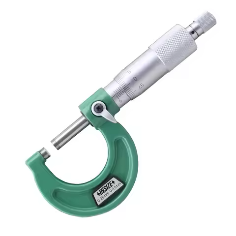 Insize 0.01/0.001 graduation outside micrometers,range 0-25/25-50/50-75/75-100mm,3203-25AC/50AC 3210