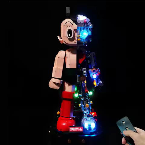 LED Light Set For 86203 Astro Boy Mechanical Clear Ver Building Blocks (NOT Include The Model Bricks