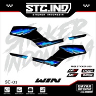 HONDA STRIPING STICKER WIN 100 37HONDA