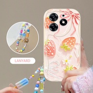 VRQR for Tecno Spark 10 Pro 4G Spark 10C KI7 KI5q KI5k KT5m Casing Sweety Style Ice Cream Bracelet S