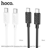 Hoco X88 fast charging cable TypeC to TypeC port 60W, 1M long (White) - Accessories 1986