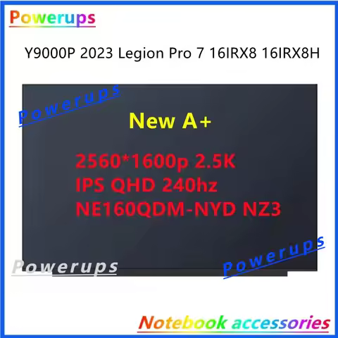 New A+ Laptop LCD/LED Screen/Display For Lenovo Legion Pro 7 16IRX8 16IRX8H Y9000P 2023 83WR 83WQ IP