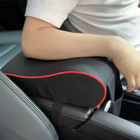 Car Styling Armrest Pad For Kia SORENTO Stinger Niro Carnival Ray Venga ProCeed Stonic SP Telluride