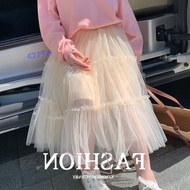Girls Fancy Dress Solid Color Gauze Cake Dress Casual Lace Pompadour Dress Children Girls Princess D