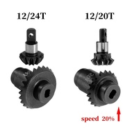 INJORA Steel Alloy Overdrive Helical Axle Gear Set for 1/24 RC Crawler FMS FCX24 FCX18 Upgrade