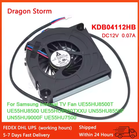 New For Samsung TV Fan KDB04112HB UE55HU8500T UE55HU8500 UE55HU8500TXXU UN55HU8550F UN55HU9000F UE55