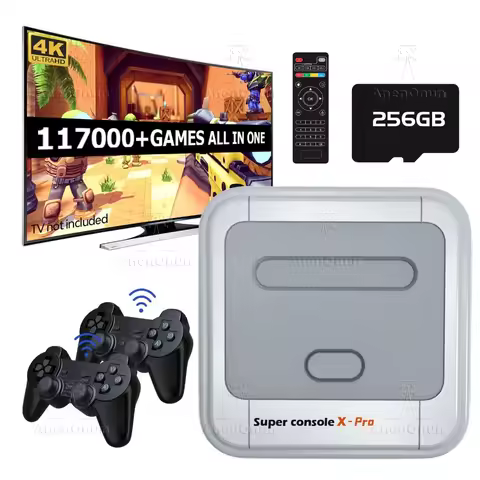 4K Gamebox Built-in 117000 Game 70 Emulator High Quality Video Game Console Android TV Box High Perf