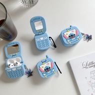 Jahitan Penutup Flip Comel AirPods Pro Apple Bluetooth Fon Telinga Sarung 2/3/4 Generasi Kartun Saru