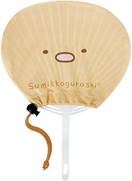 Sumikko Gurashi K3120C Eye Planning Antibacterial Fan Tonkatsu W 7.9 x H 11.0 inches (20 x 28 cm)