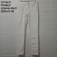 CELANA SOFT JEANS IMPORT WANITA BAHAN STRETCH BRANDED UNIQLO