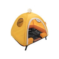 Elevated Dog Bed Tent Breathable Foldable Pet House Small Dog Cot Indoor Outdoor Cleanable Suitable