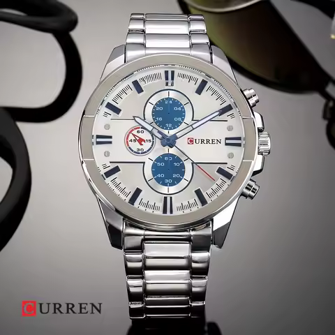 Curren 8274 Fashion Business Men's Waterproof Watches Business Casual Wristwatches, Fashion Casual W