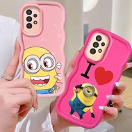 MERAH KL37 minions Casing for Samsung Galaxy A26 S25 Ultra A36 A56 5G Case Pink
