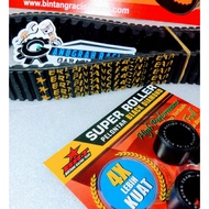 GENIO BRT RACING VANBELT CODE KOJ PLUS ROLLER 11 12 13 14 15 GRAM BEAT GENIOdeluxe STREET LEDBEAT AL