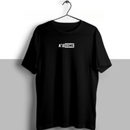 【220G 100%Cotton】SISI Cotton S-3XL Awesome UNISEX Word Art Font Quote Tee T-shirt Men Women Lengan P