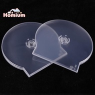 [ECM] 1/3PCS Transparent Plastic Single Piece Round Disc Case CD Case Thiened CD DVD Disc Box Disc C