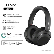 【ต้นฉบับ】Sony WH-XB910N หูฟังบลูทูธ for IOS/Android/Ipad/PC บลูทูธ 5.2 มีไมค์ในตัว เชื่อมแบบ Aux หูฟ