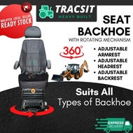 Seat Backhoe - Case Backhoe / Boleh Pusing 360° - Suspension (Fabric)